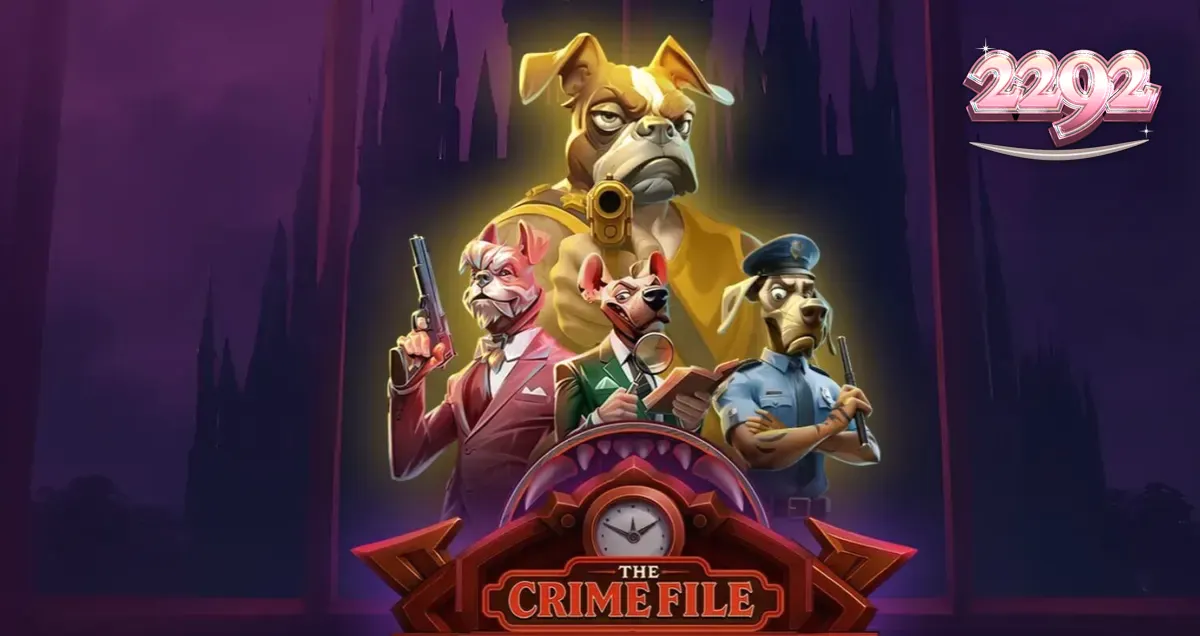 Cena noir com detetives caninos em The Crime File